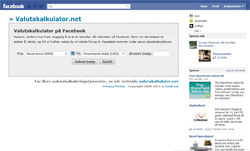 Bruk valutakalkulatoren på Facebook