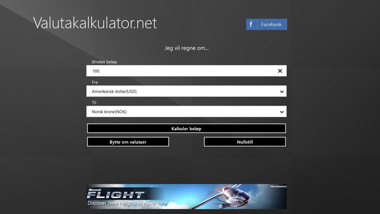 valutta kalkulator