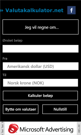 valutta kalkulator